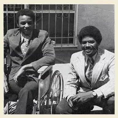 Lomax, left, while working at worked at the Panthers’ George Jackson Clinic, which provided free community medical care as part of the party's "Serve The People" programs. Photo Source:
